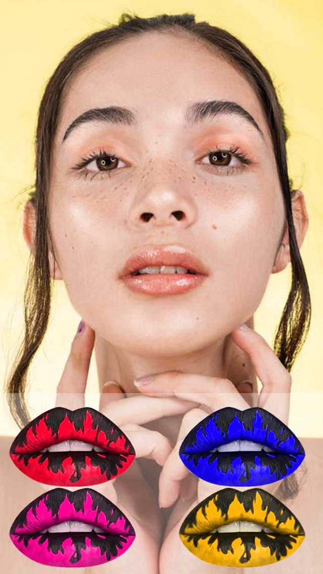 Lips Color Changer - Face Makeup Photo Editor 2.0 Screenshot 2