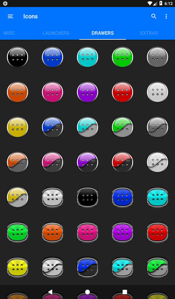 Purple and Black Icon Pack Free 3.9 Screenshot 21