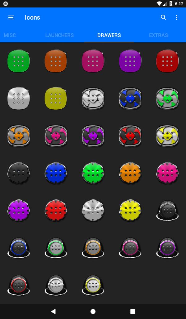 Purple and Black Icon Pack Free 3.9 Screenshot 23