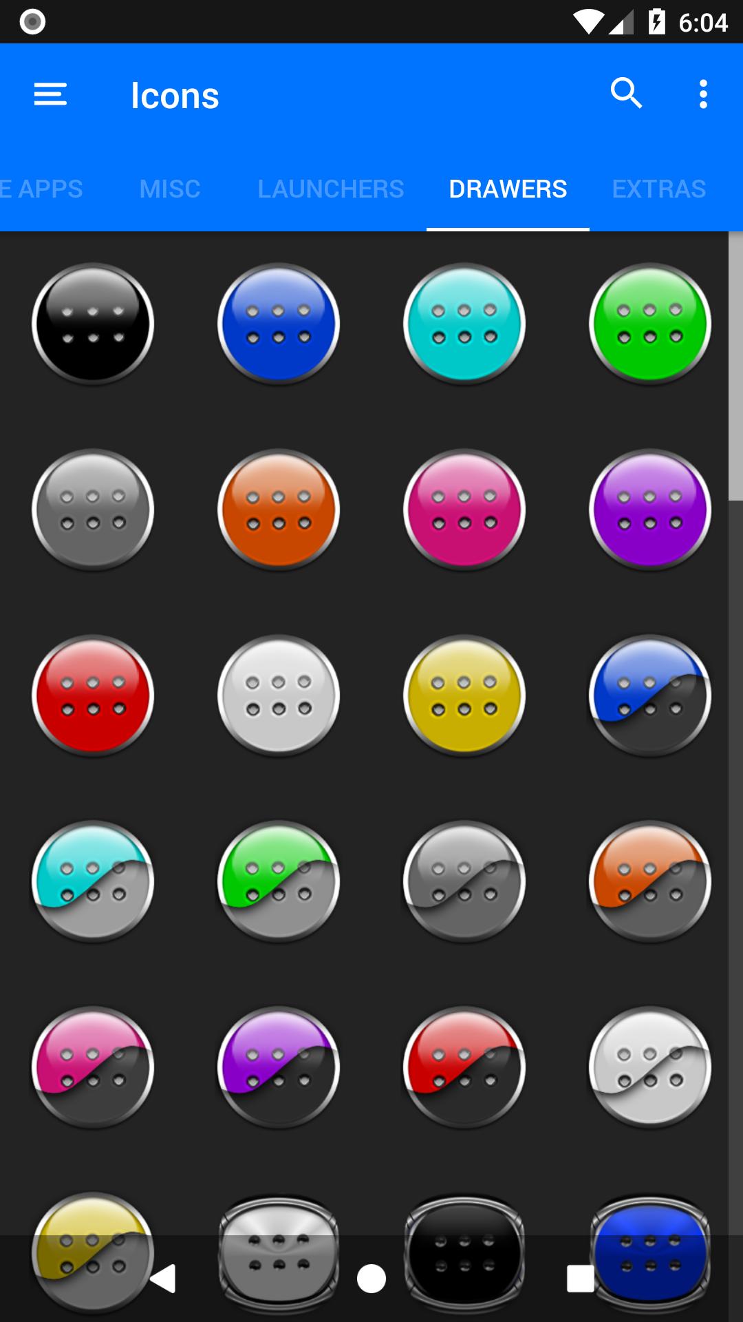 Purple and Black Icon Pack Free 3.9 Screenshot 7