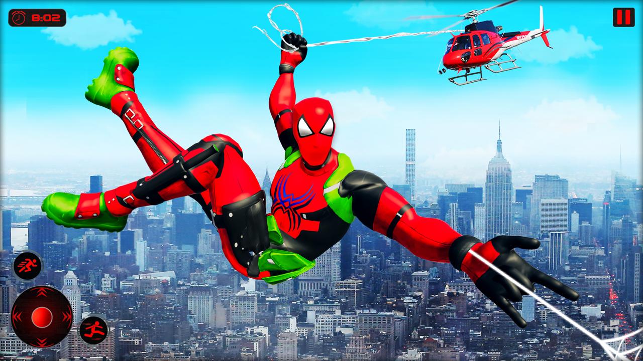 Miami Rope Hero 3D Man Spider City Gangster 3 Screenshot 2