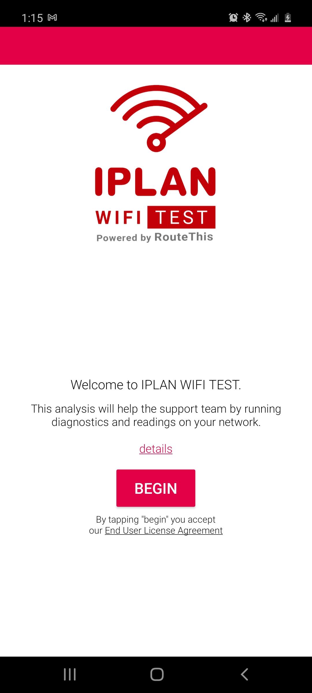 IPLAN WIFI TEST 1.21.03.31 Screenshot 1