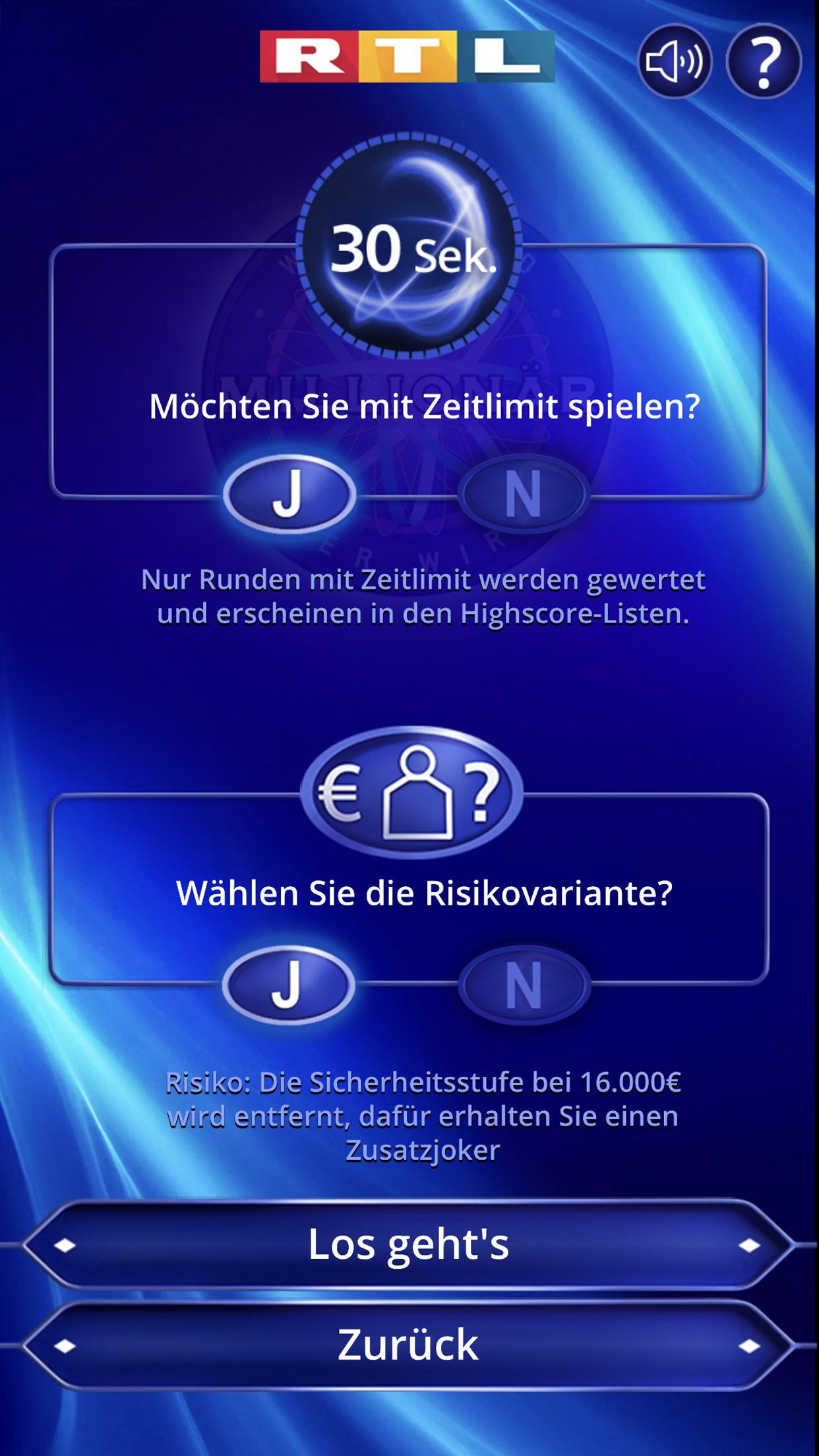 Wer wird Millionär? Trainingslager 2.0.77 Screenshot 1