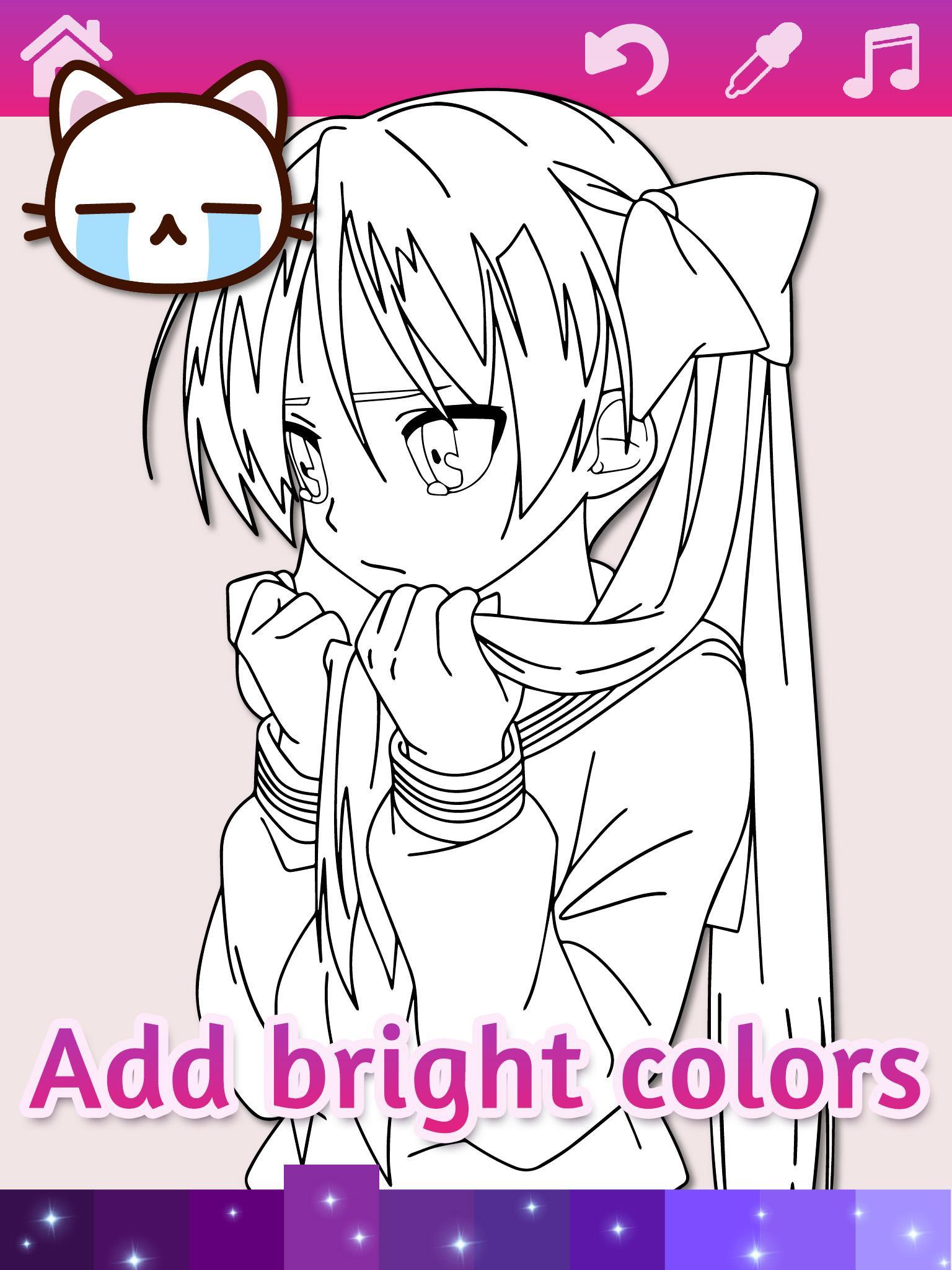 Anime Manga Coloring Pages with Animated Effects 4.4 Screenshot 10