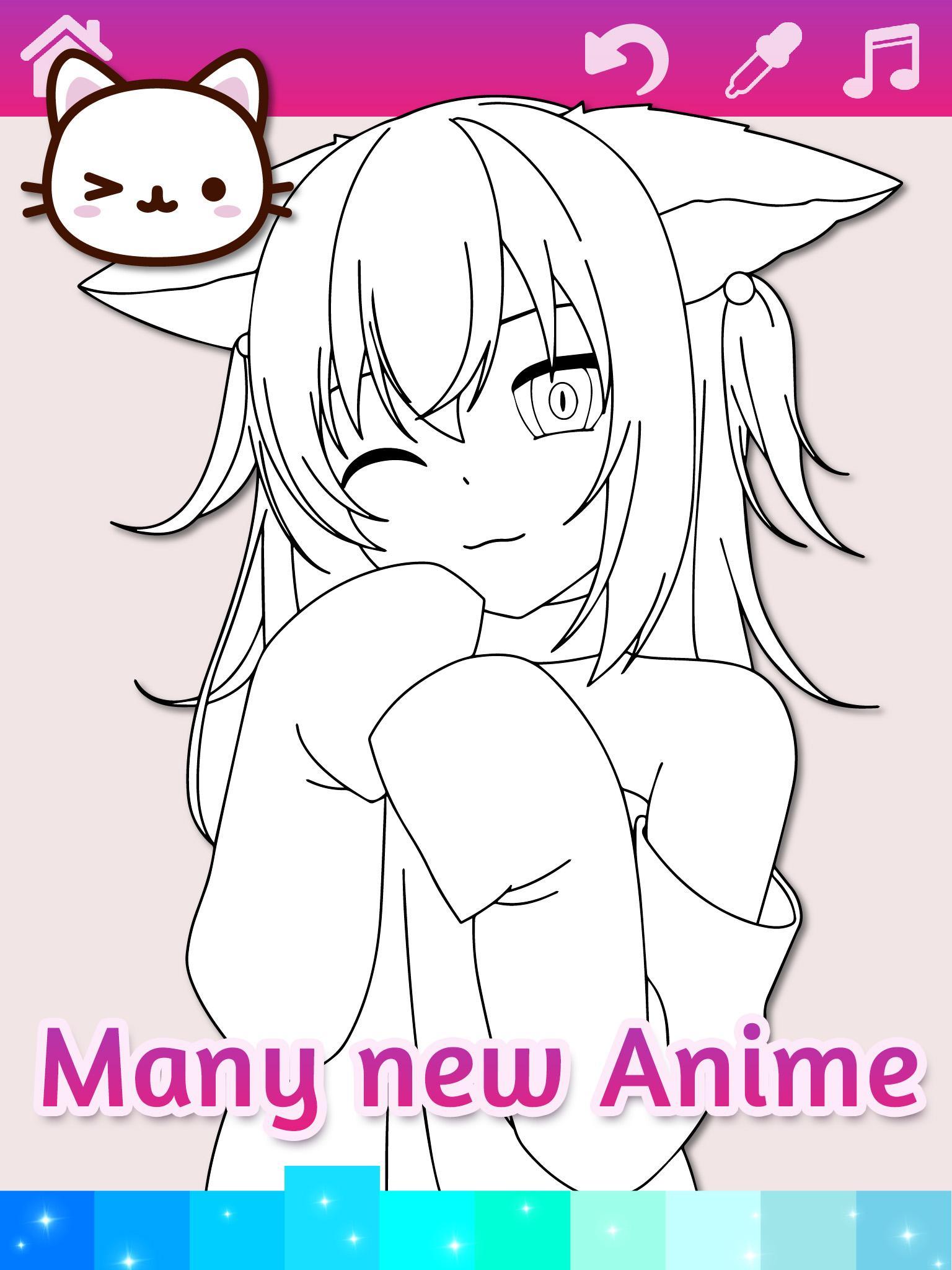Anime Manga Coloring Pages with Animated Effects 4.4 Screenshot 12