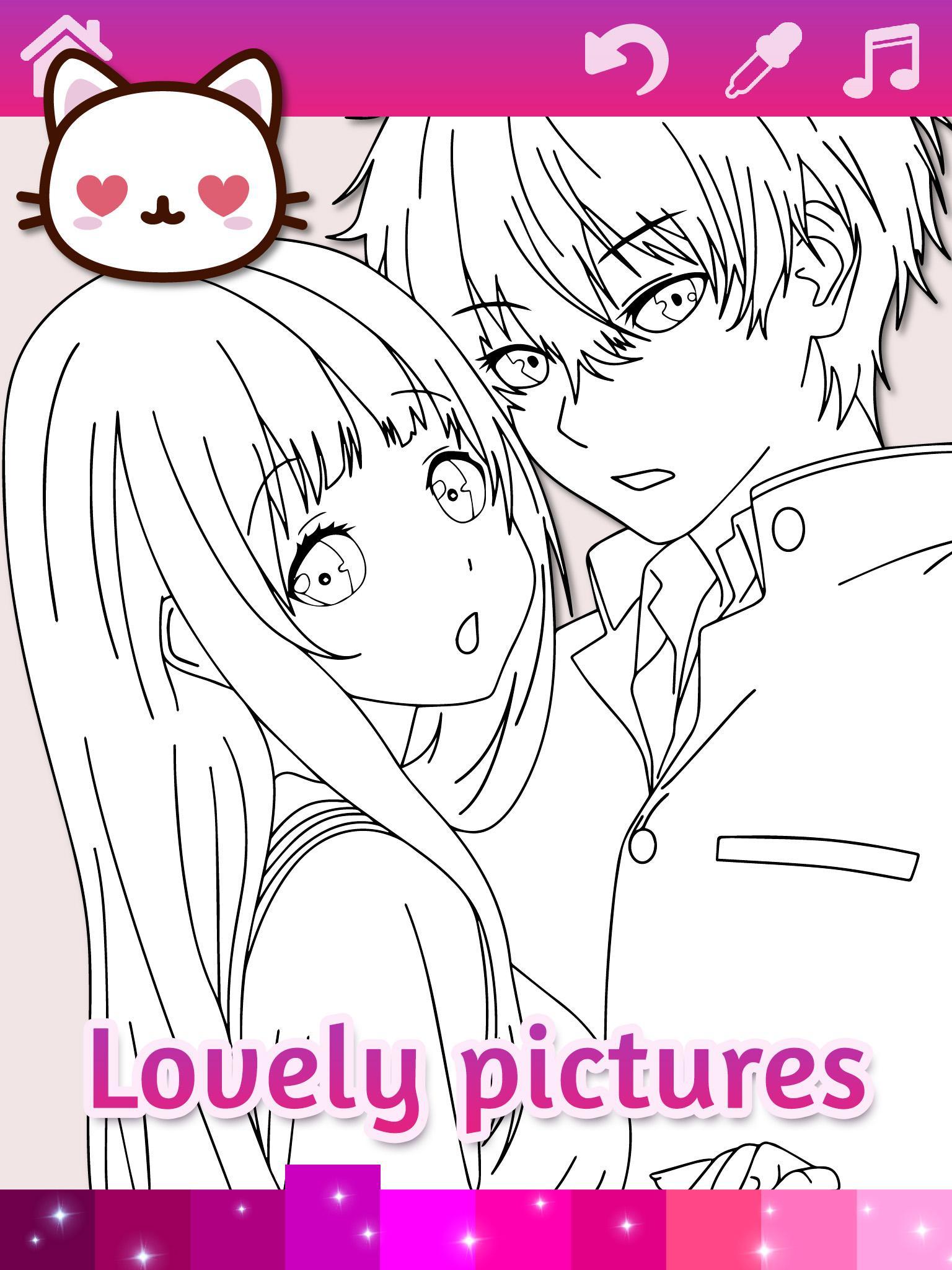 Anime Manga Coloring Pages with Animated Effects 4.4 Screenshot 3