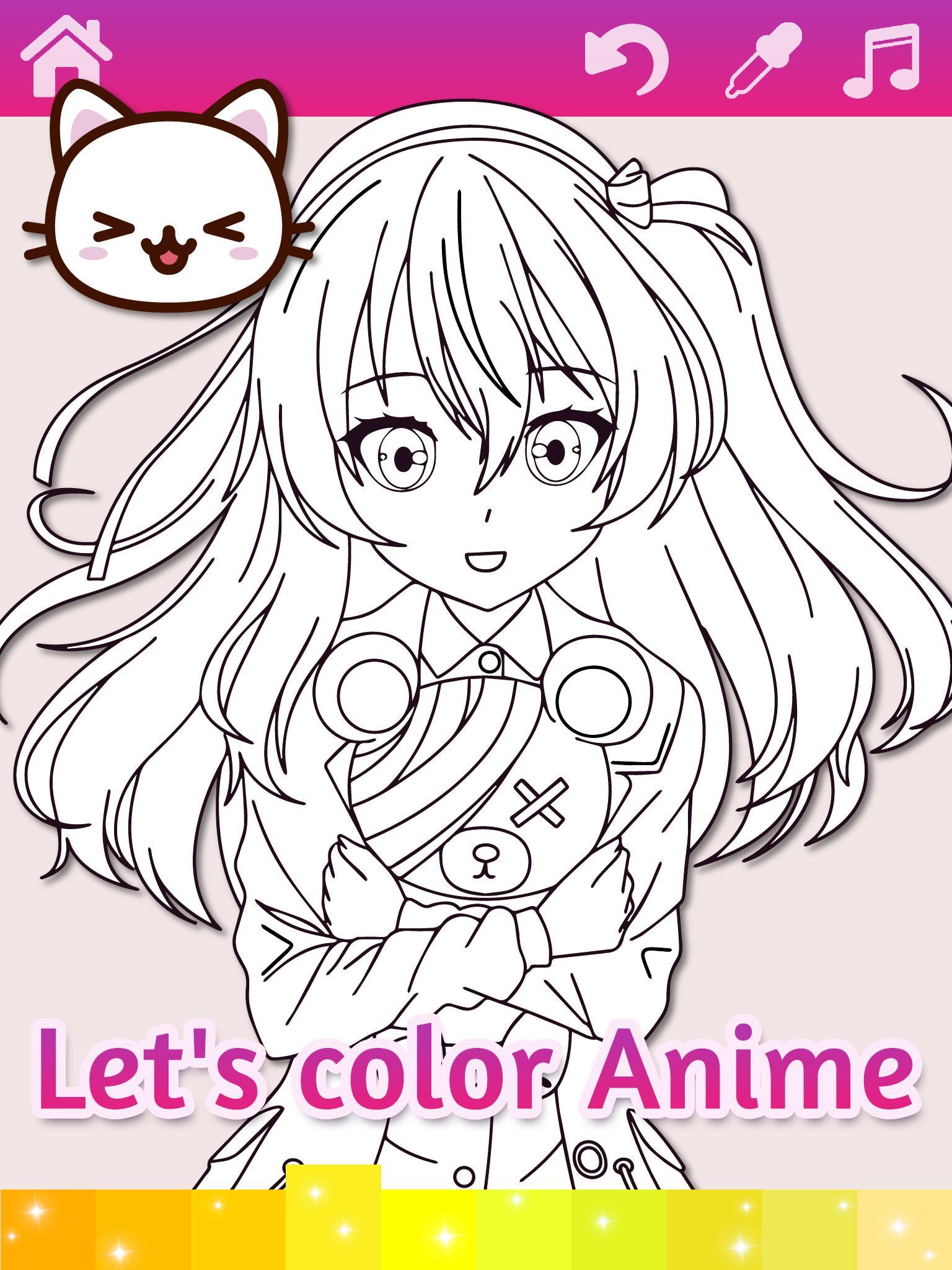 Anime Manga Coloring Pages with Animated Effects 4.4 Screenshot 5