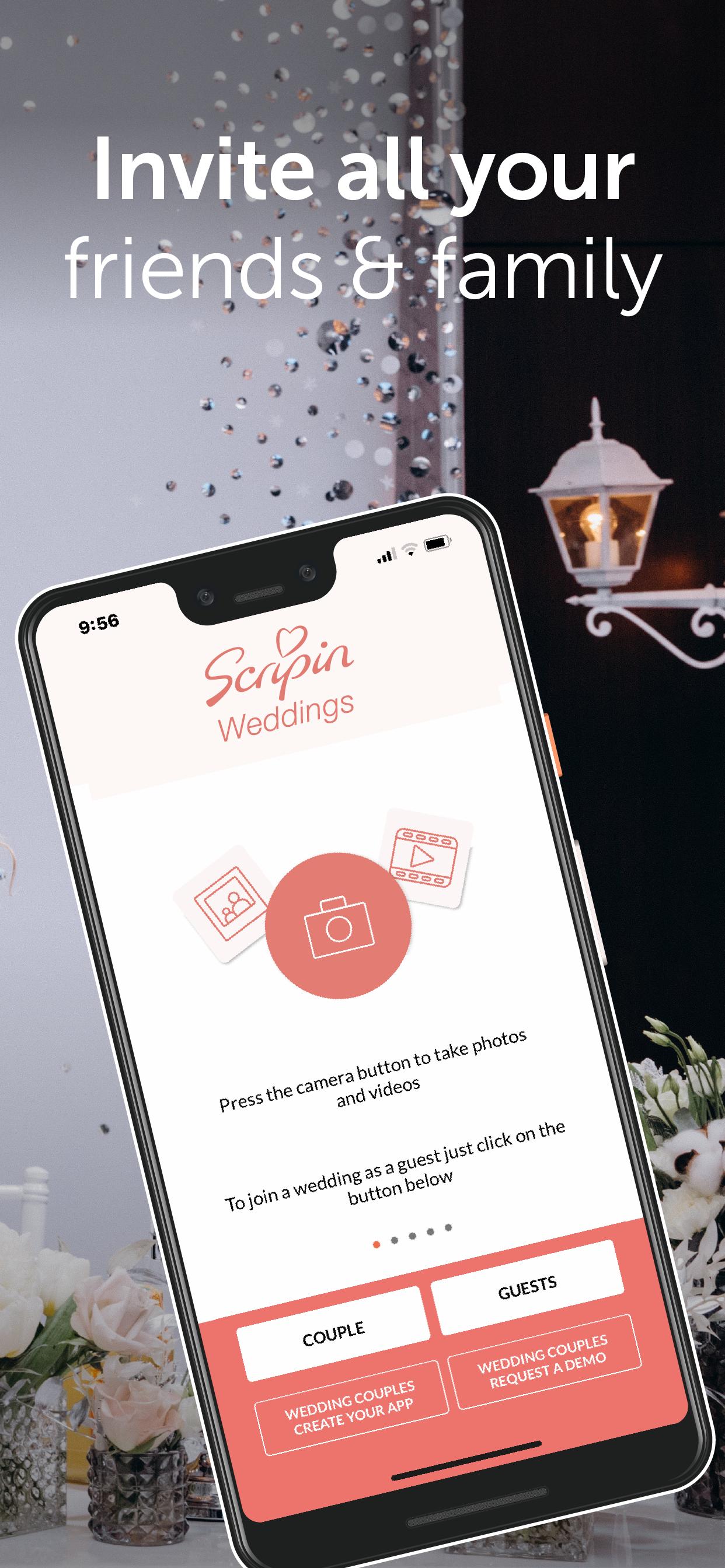 Scripin Weddings The Photo App for Weddings 2.2.4 Screenshot 2