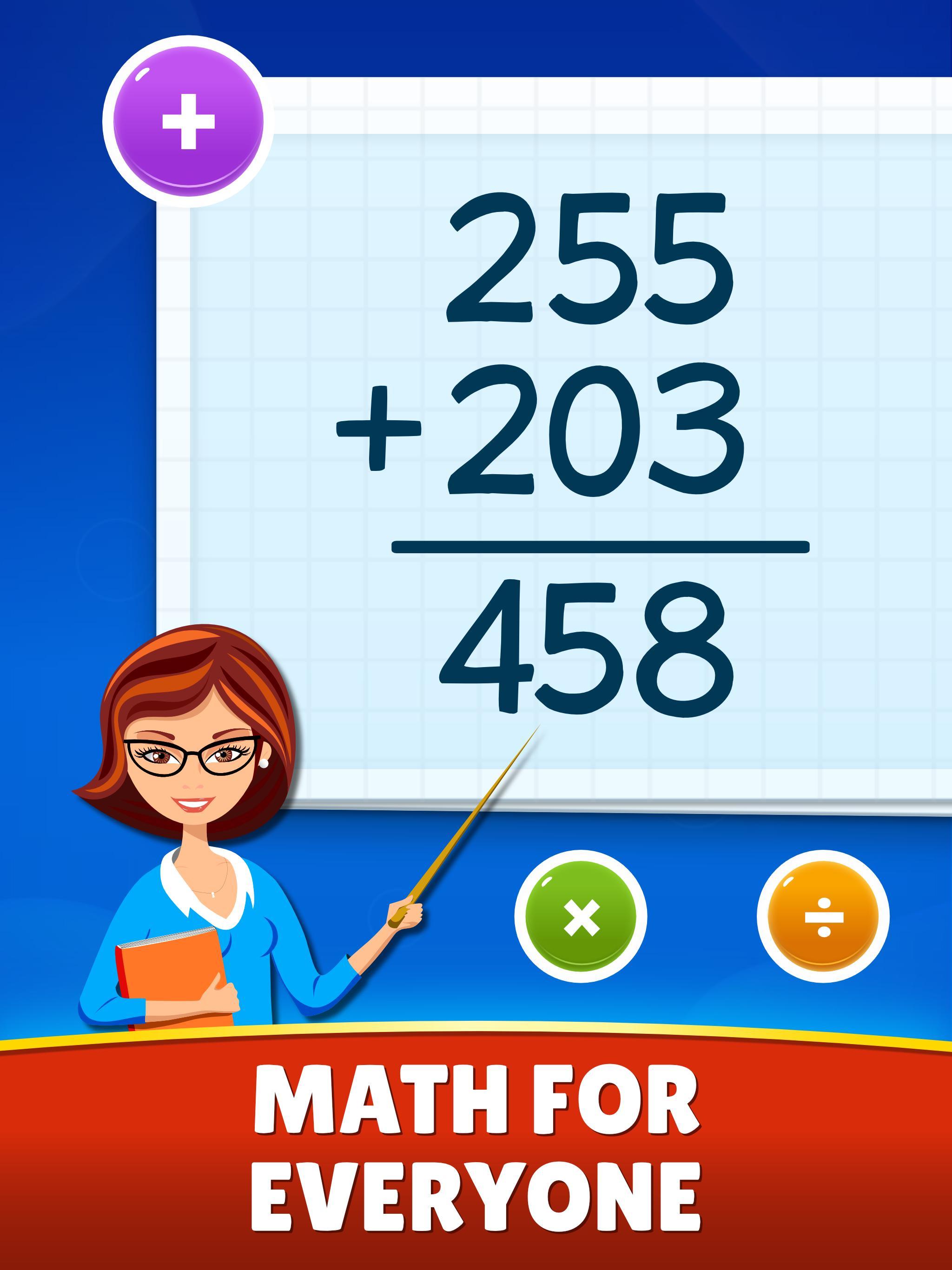 Math Games Addition, Subtraction, Multiplication 0.0.8 Screenshot 17