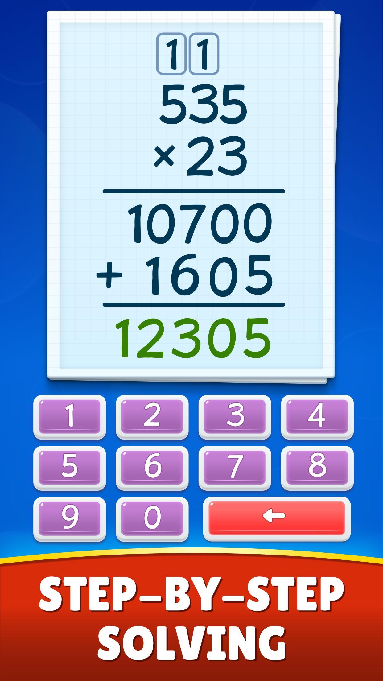 Math Games Addition, Subtraction, Multiplication 0.0.8 Screenshot 5