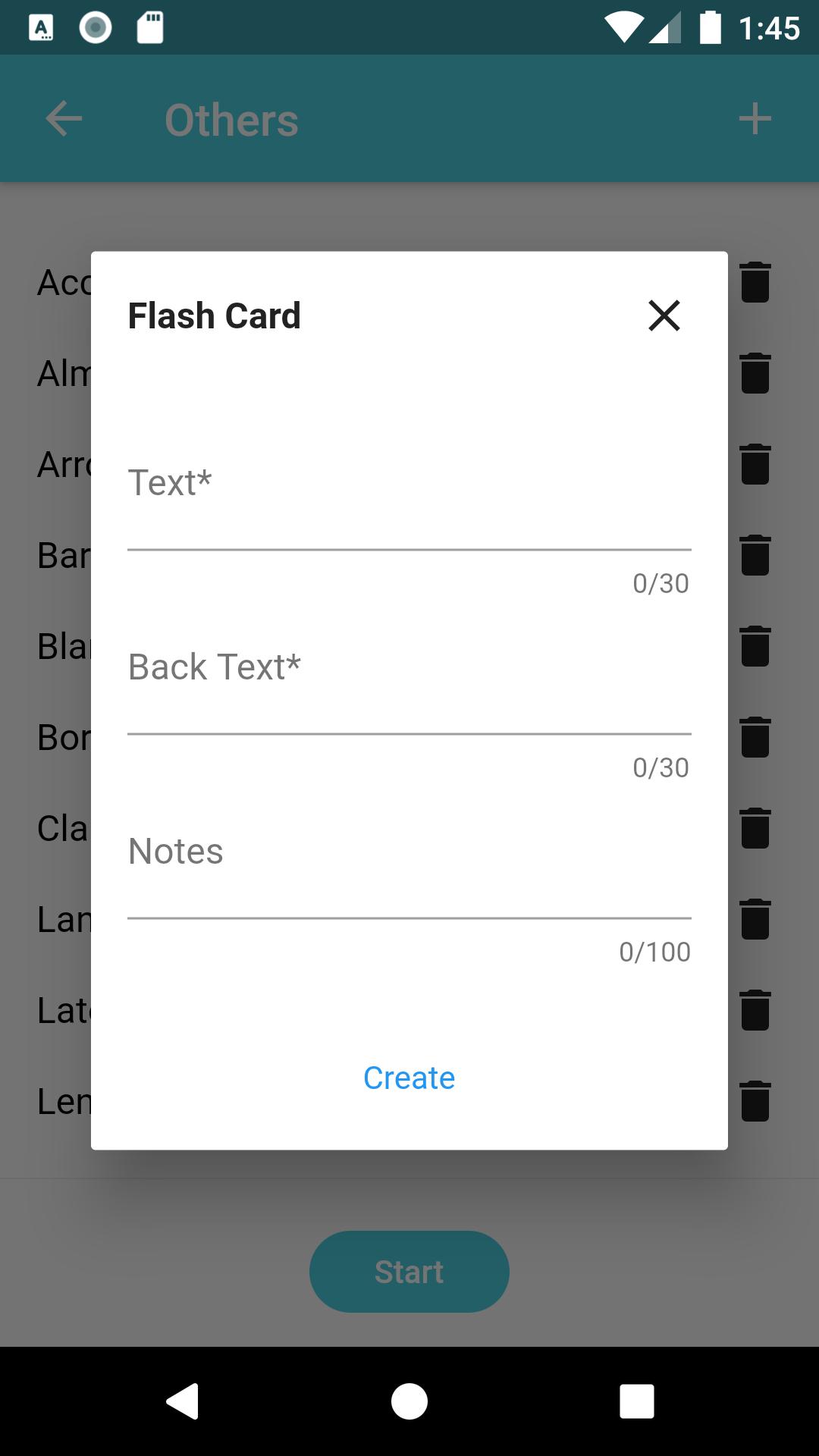 InCard - flashcard 1.3.0 Screenshot 4