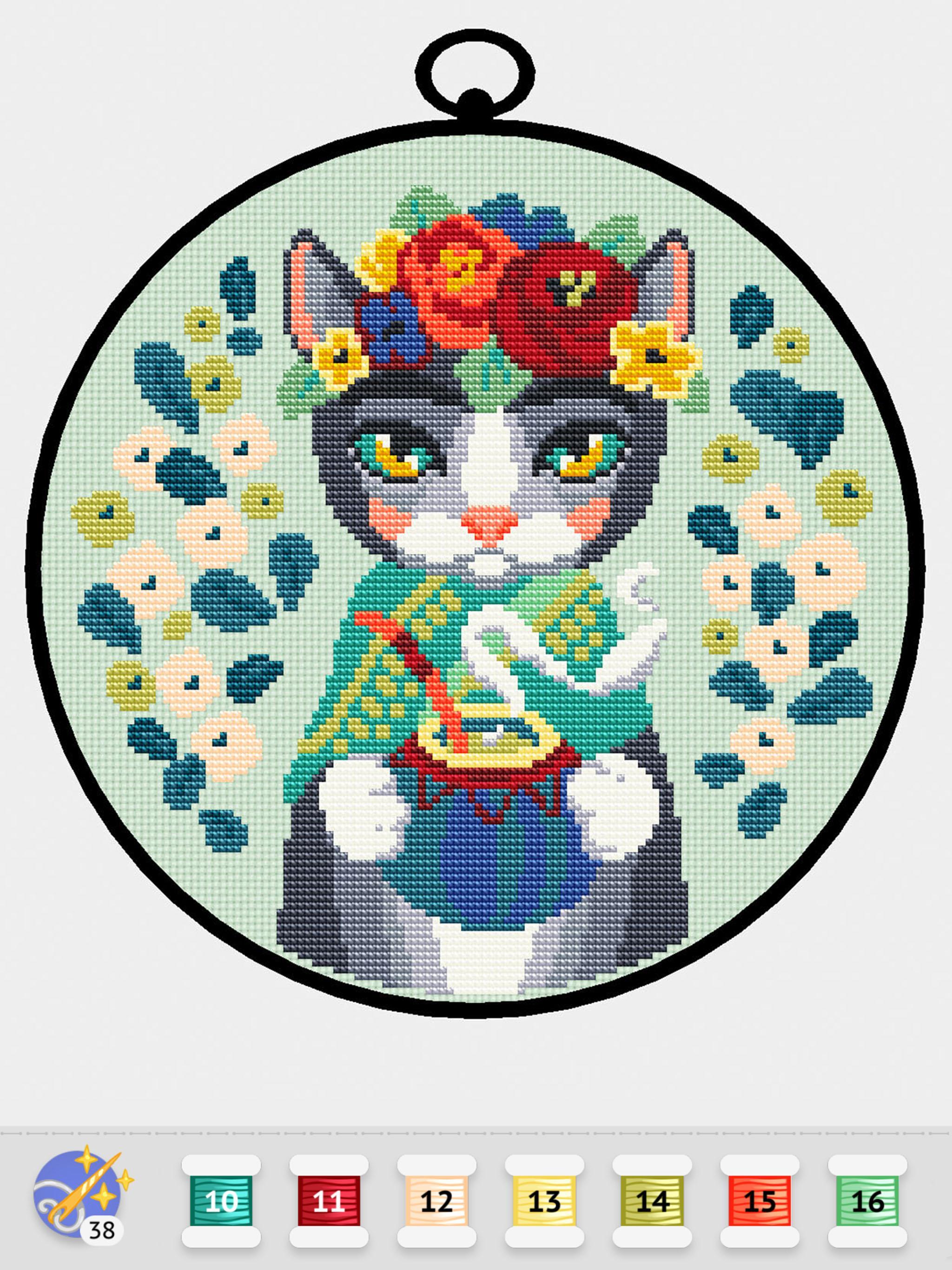 Cross Stitch Club — Color by Numbers with a Hoop 1.4.28 Screenshot 15