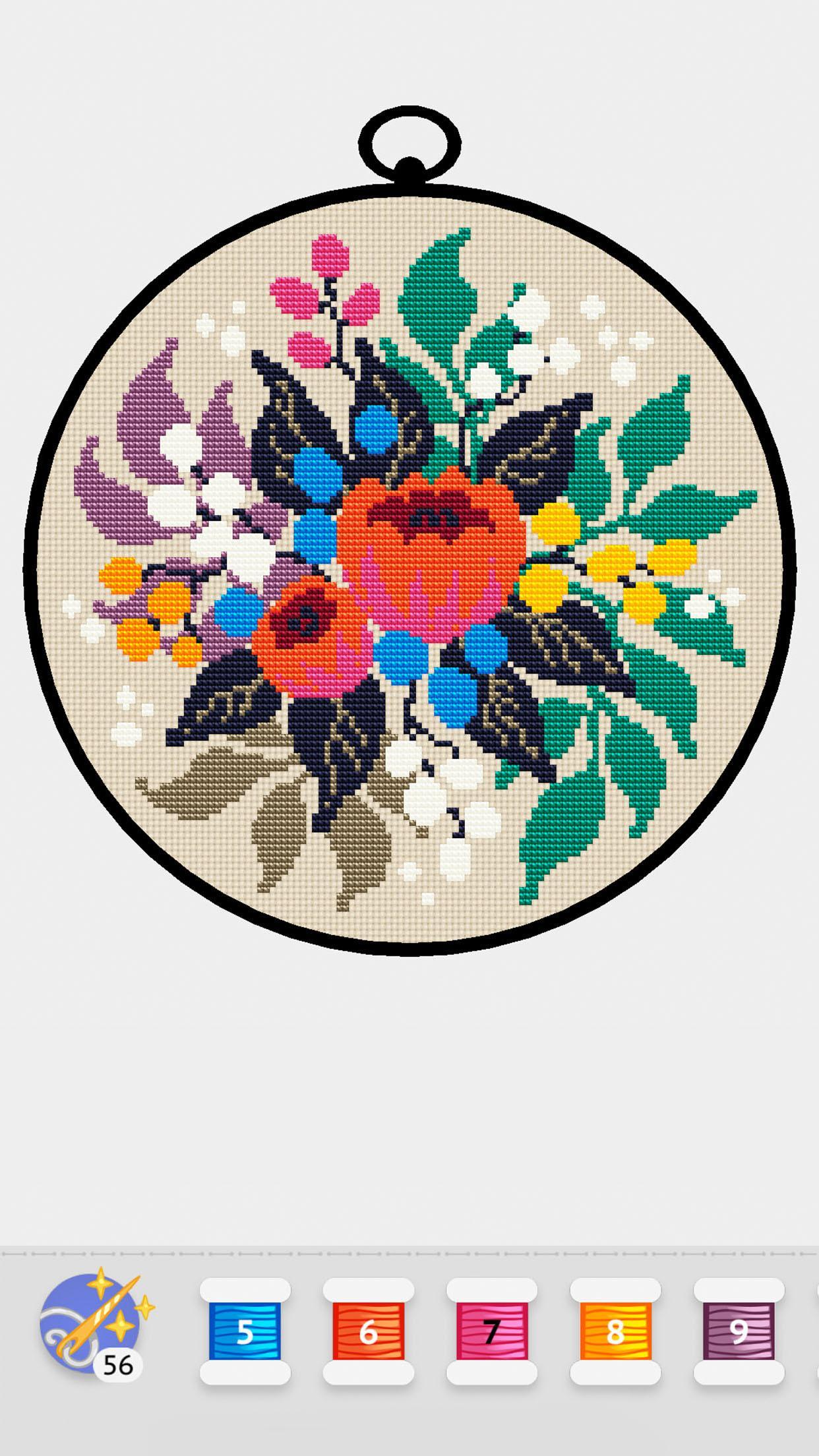 Cross Stitch Club — Color by Numbers with a Hoop 1.4.28 Screenshot 8