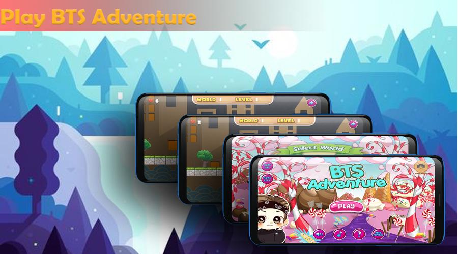 KPOP B T S Adventure Run Game 3.0 Screenshot 2