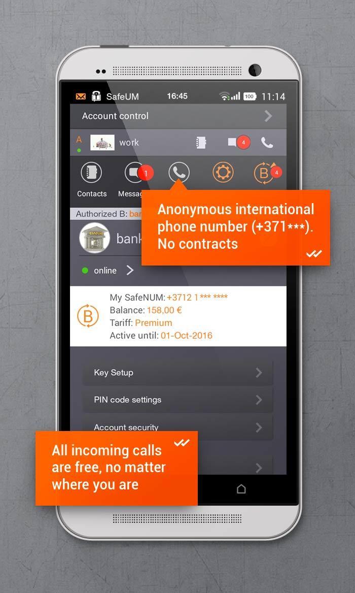 Secure messenger SafeUM 1.1.0.1536 Screenshot 4