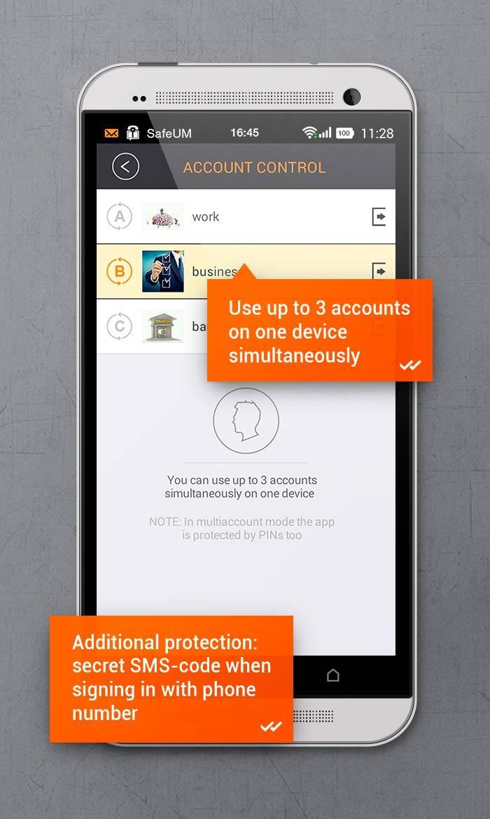 Secure messenger SafeUM 1.1.0.1536 Screenshot 8