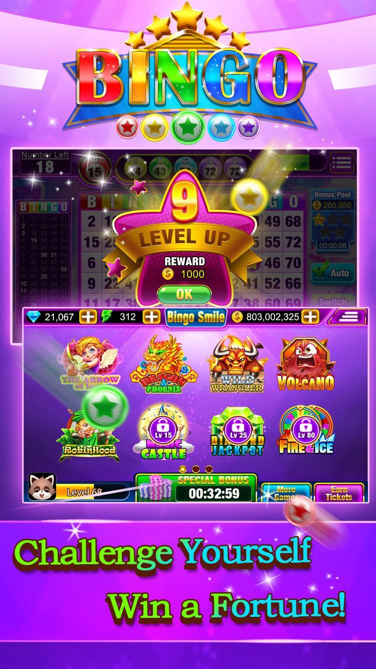 Bingo Smile Free Bingo Games 1.5 Screenshot 1