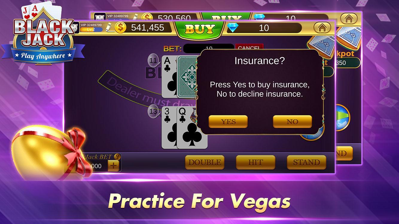 Blackjack 21 Free - Casino Black Jack Trainer Game 1.5.2 Screenshot 7