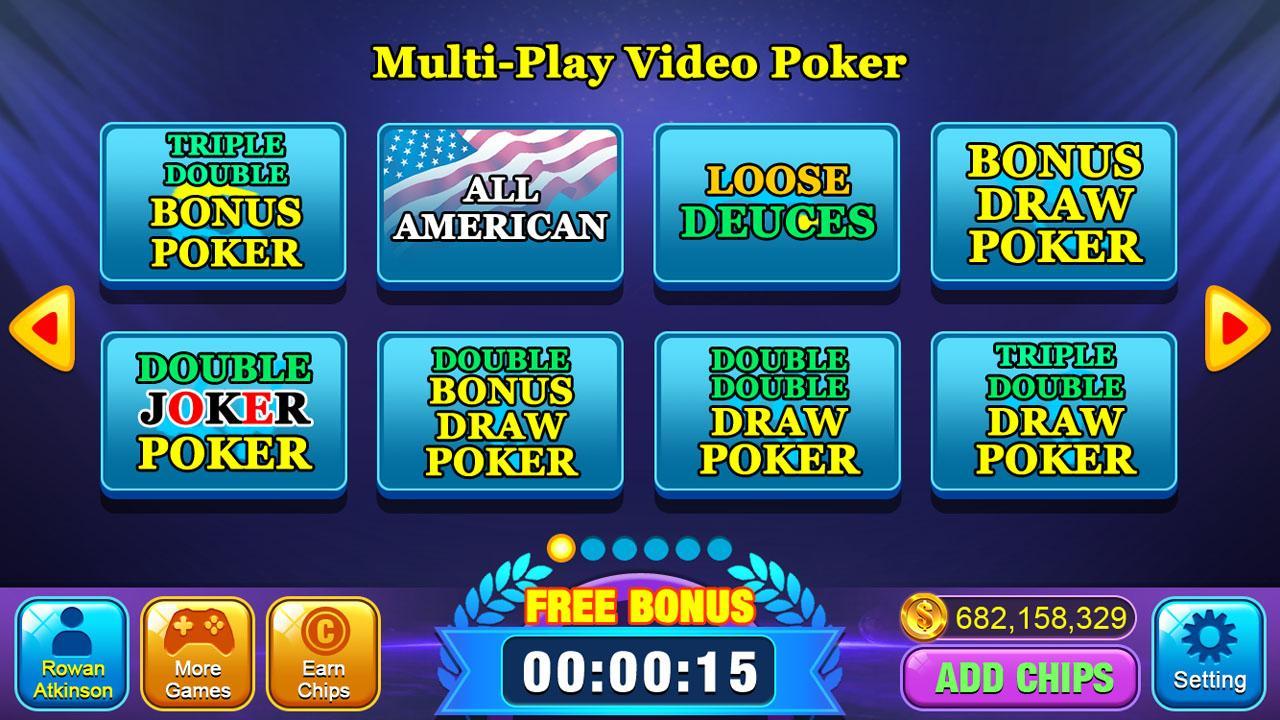 Video Poker Games - Multi Hand Video Poker Free 1.7 Screenshot 14