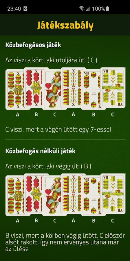 Zsirozas Fat card game 2.4 Screenshot 3