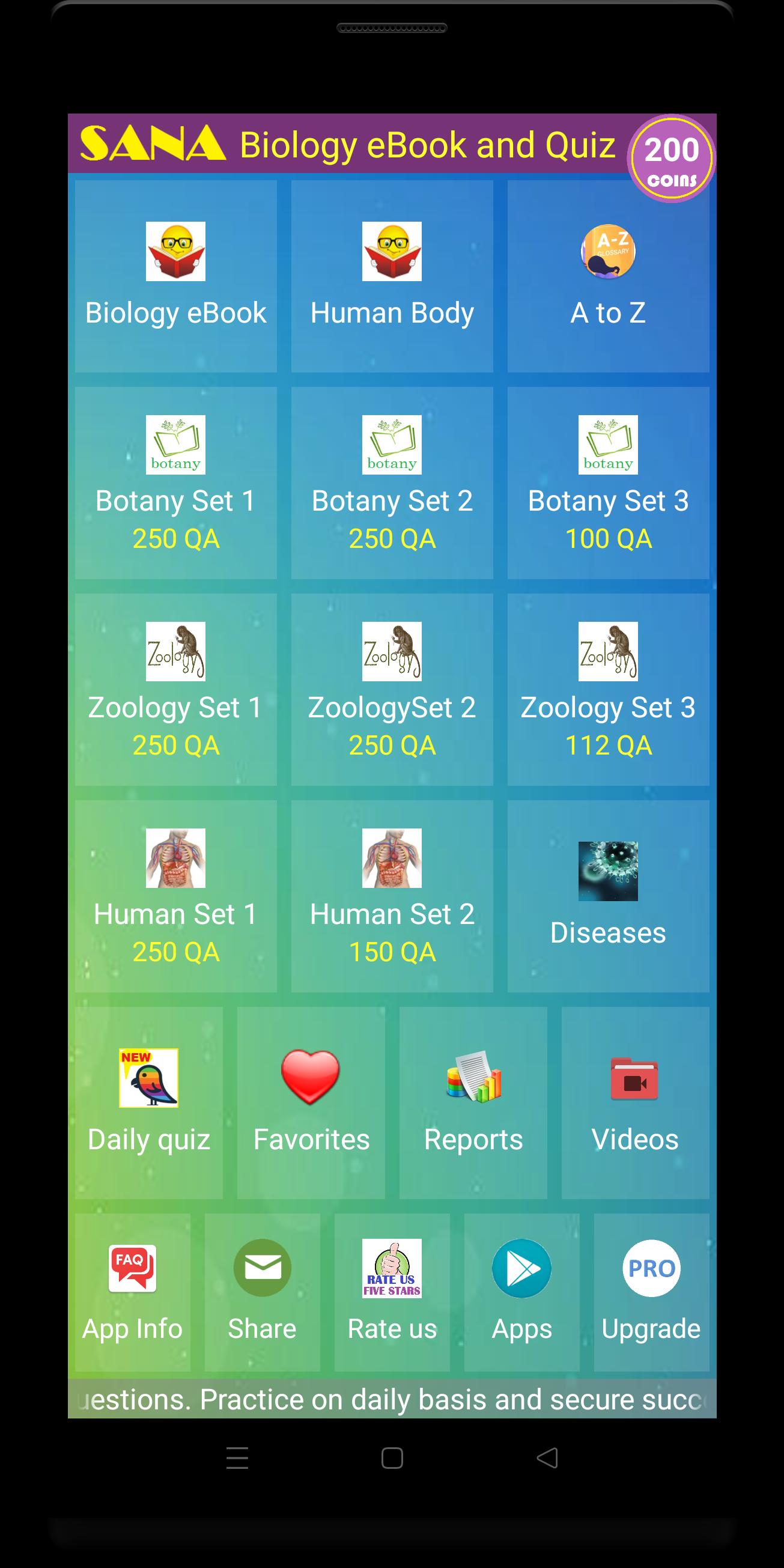 Biology Quiz & eBook 4.02 Screenshot 1