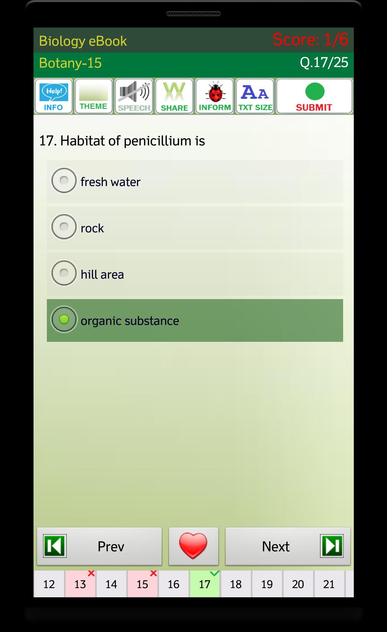 Biology Quiz & eBook 4.02 Screenshot 3