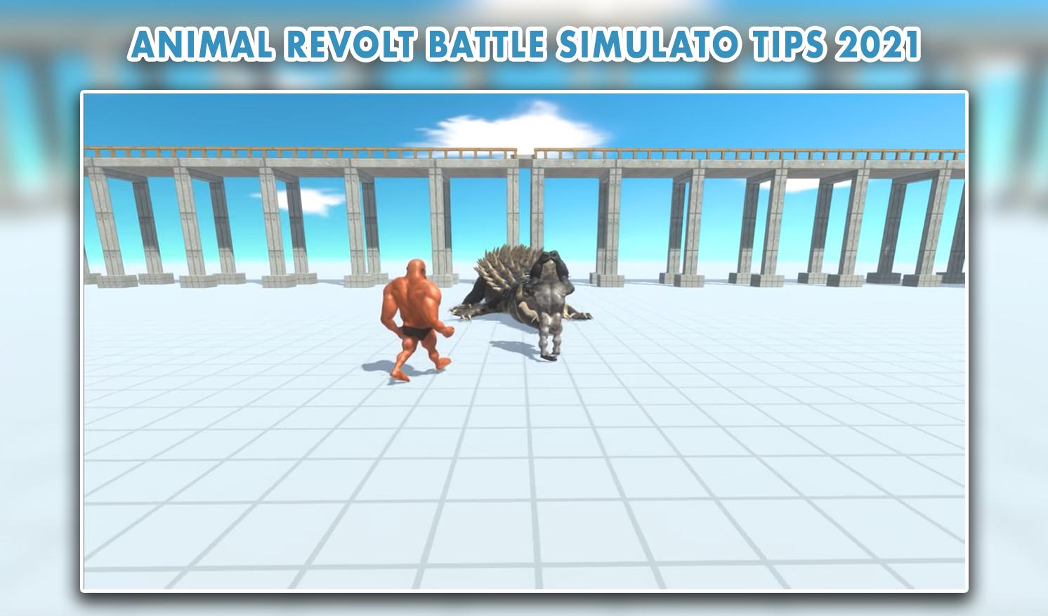 Animal Revolt Battle Simulato Tips 2021 1.0 Screenshot 1
