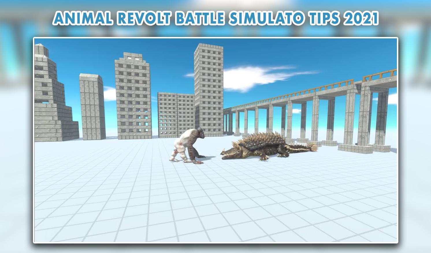 Animal Revolt Battle Simulato Tips 2021 1.0 Screenshot 4