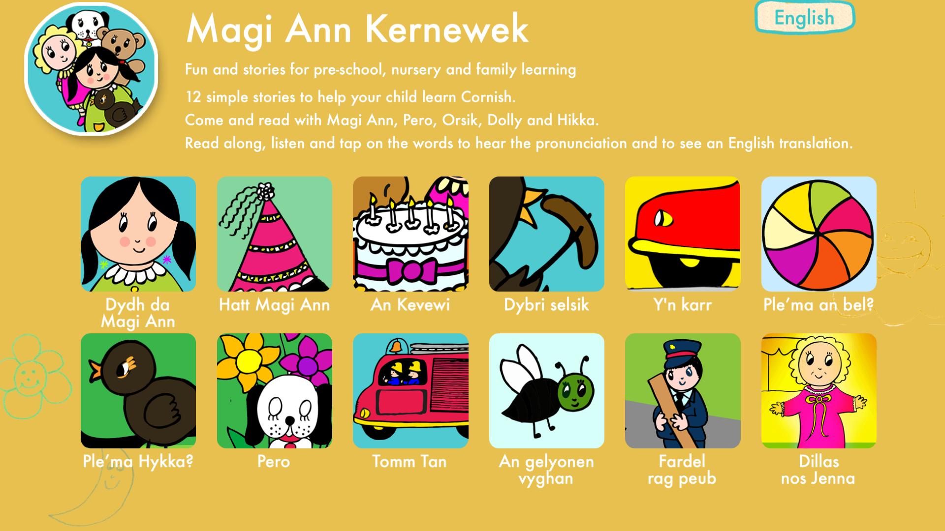 Cornish Magi Ann Kernewek screenshot