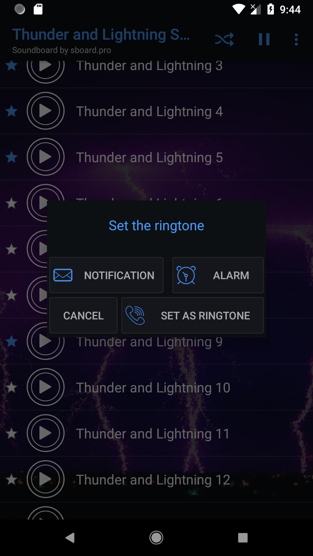 Thunder and Lightning Storm Sounds 1.1.3 Screenshot 4
