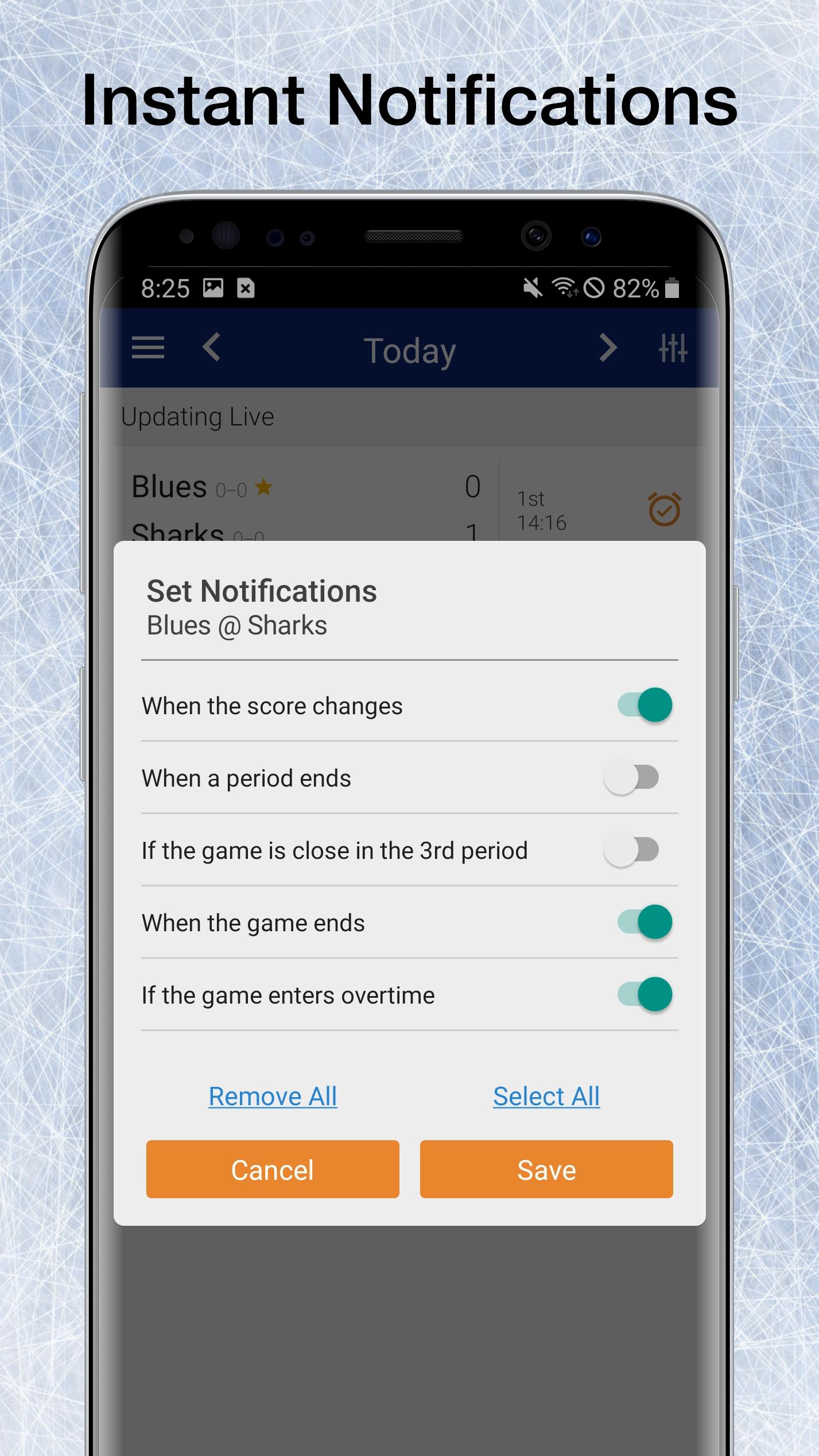 Hockey NHL Live Scores, Stats & Schedules 9.3.1 Screenshot 12