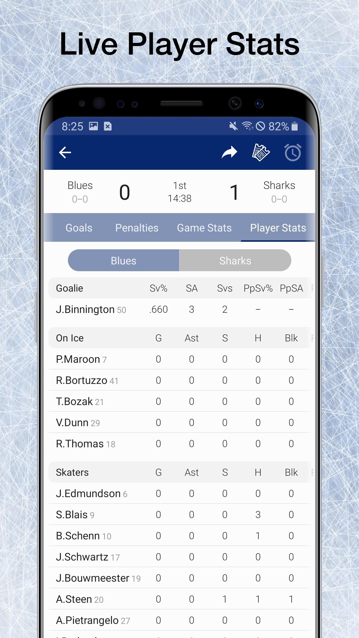 Hockey NHL Live Scores, Stats & Schedules 9.3.1 Screenshot 13