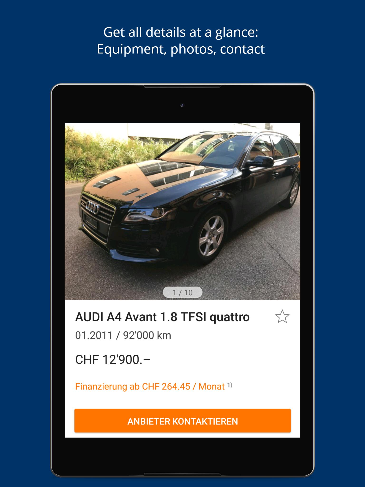 AutoScout24 Switzerland – Find your new car 4.0.0 Screenshot 11