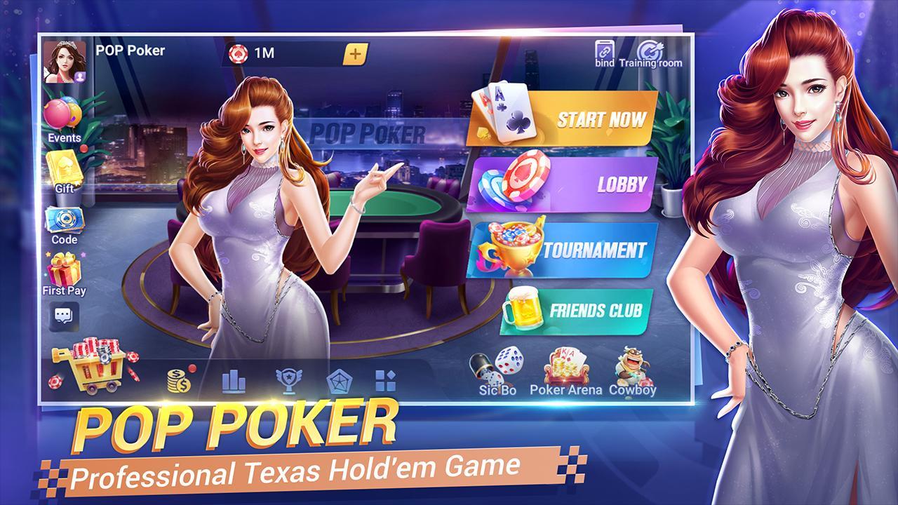 POP Poker — Texas Holdem game online 1.2.5 Screenshot 1