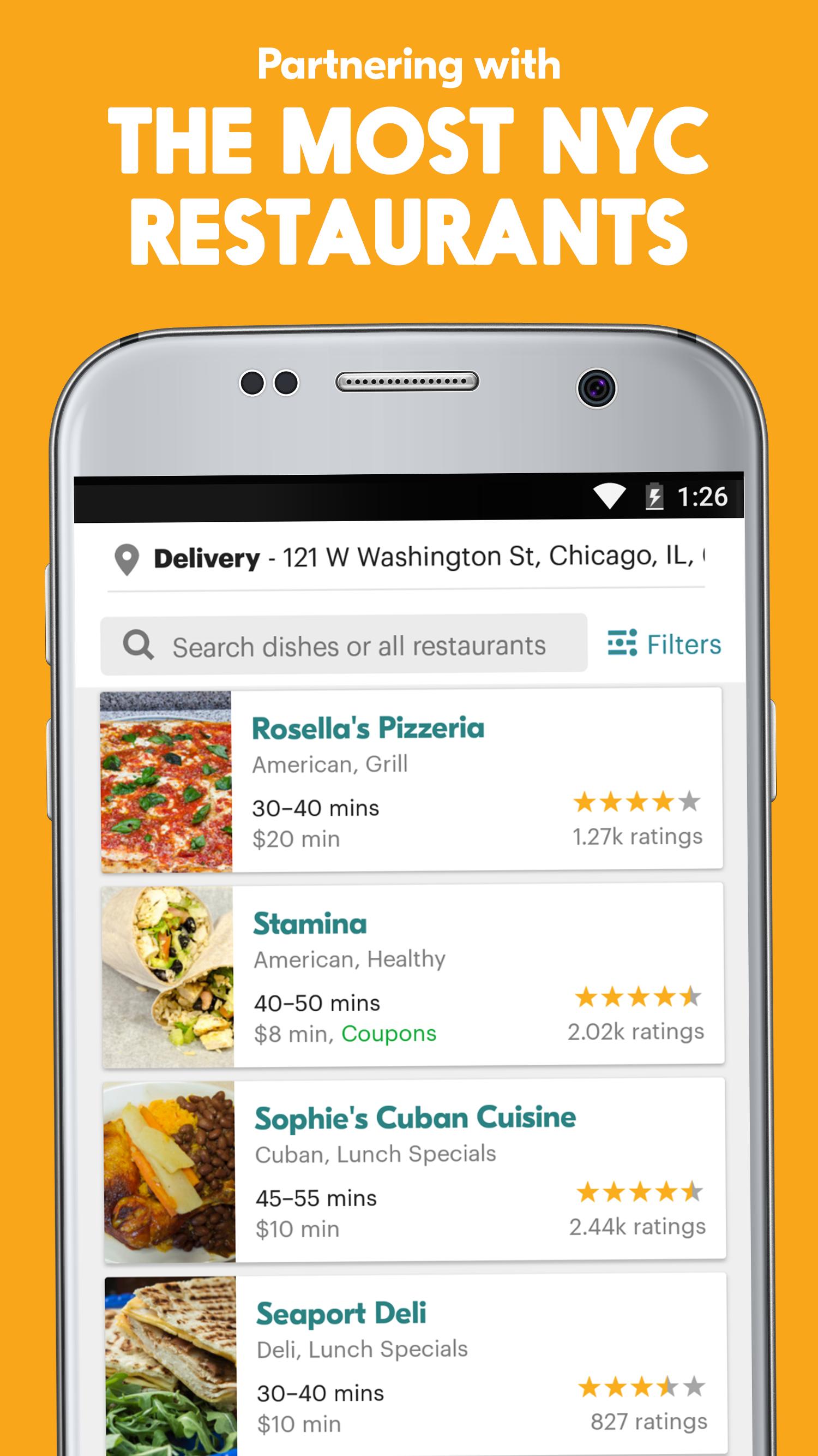 Seamless Restaurant Takeout & Food Delivery App 7.76 Screenshot 3