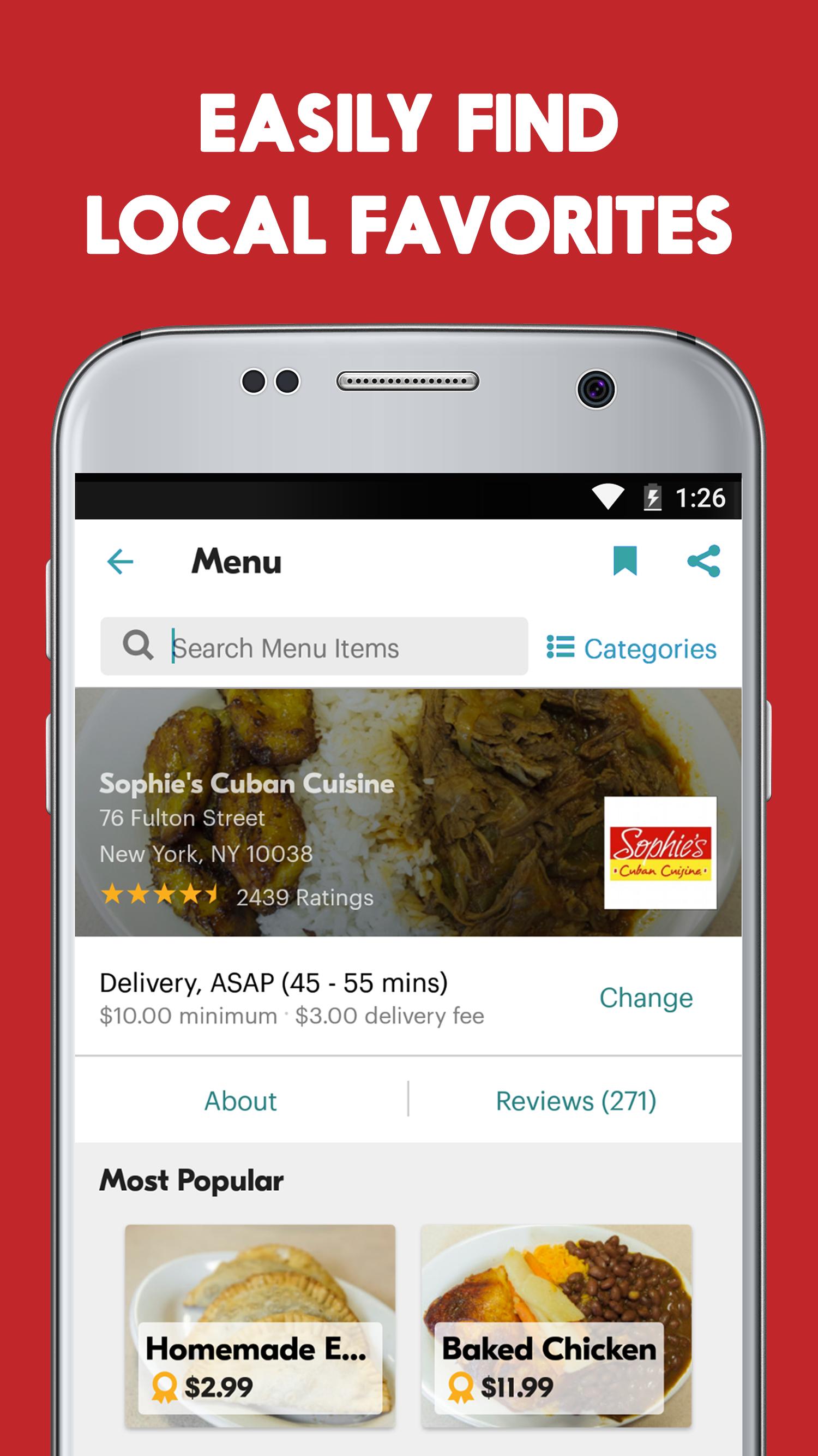 Seamless Restaurant Takeout & Food Delivery App 7.76 Screenshot 6