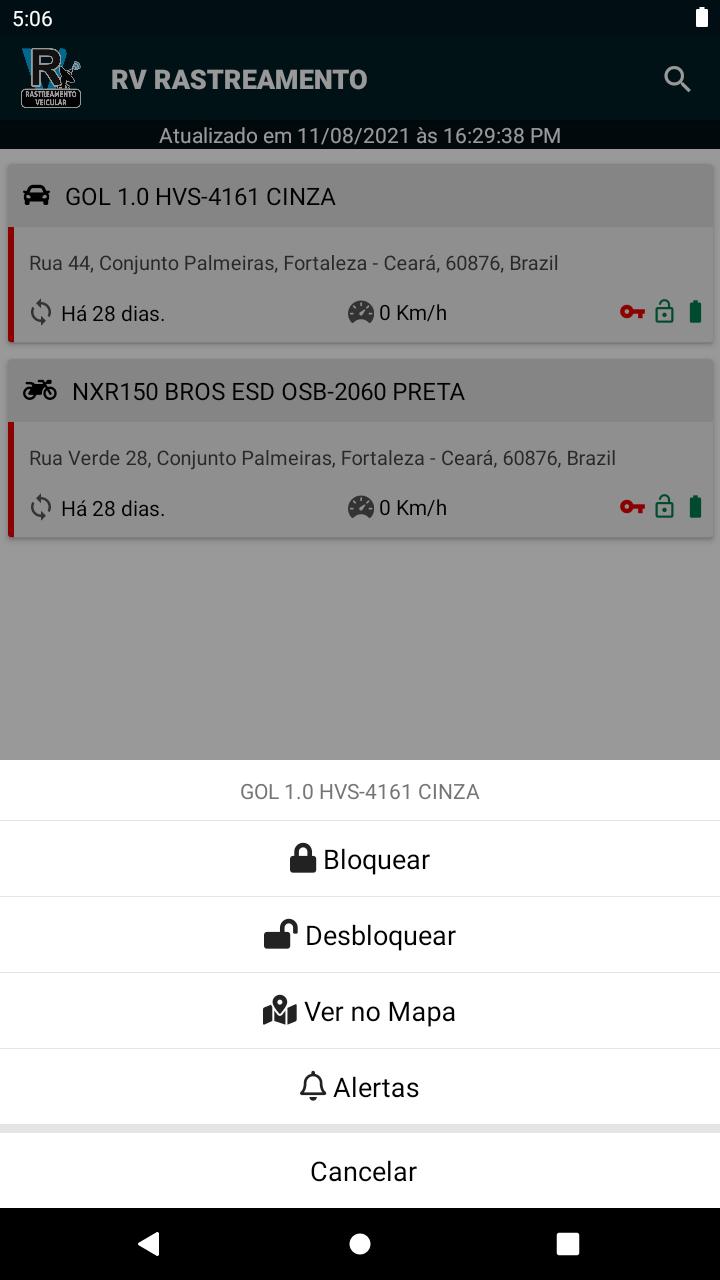 RV Rastreamento Veicular 2.6.2 Screenshot 2
