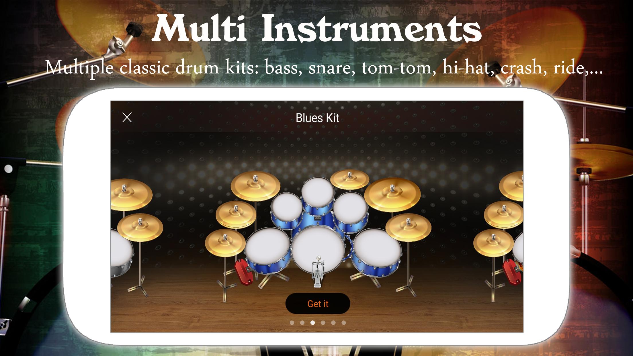 Drum Live Real drum set drum kit music drum beat 4.1 Screenshot 5