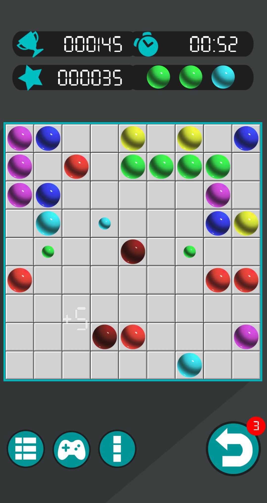Line 98 Color lines, Connecting 5 Game 2.5.3 Screenshot 3