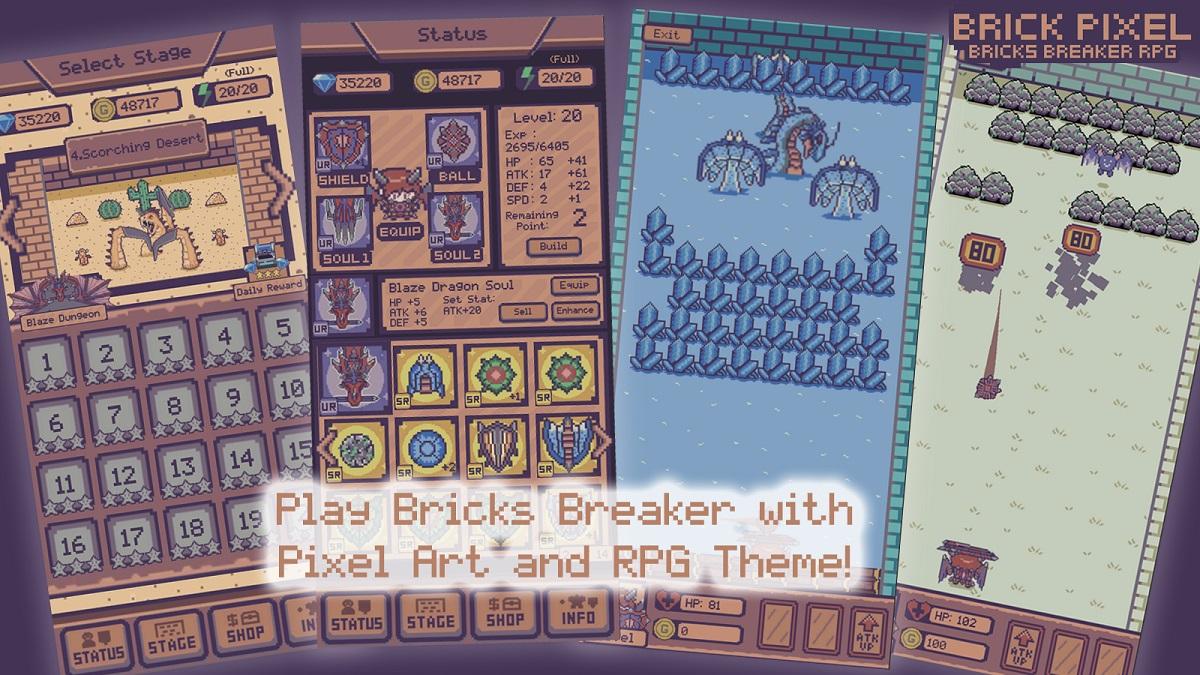 Bricks Pixel - Monster Bricks Breaker Battle RPG 0.1.3 Screenshot 10