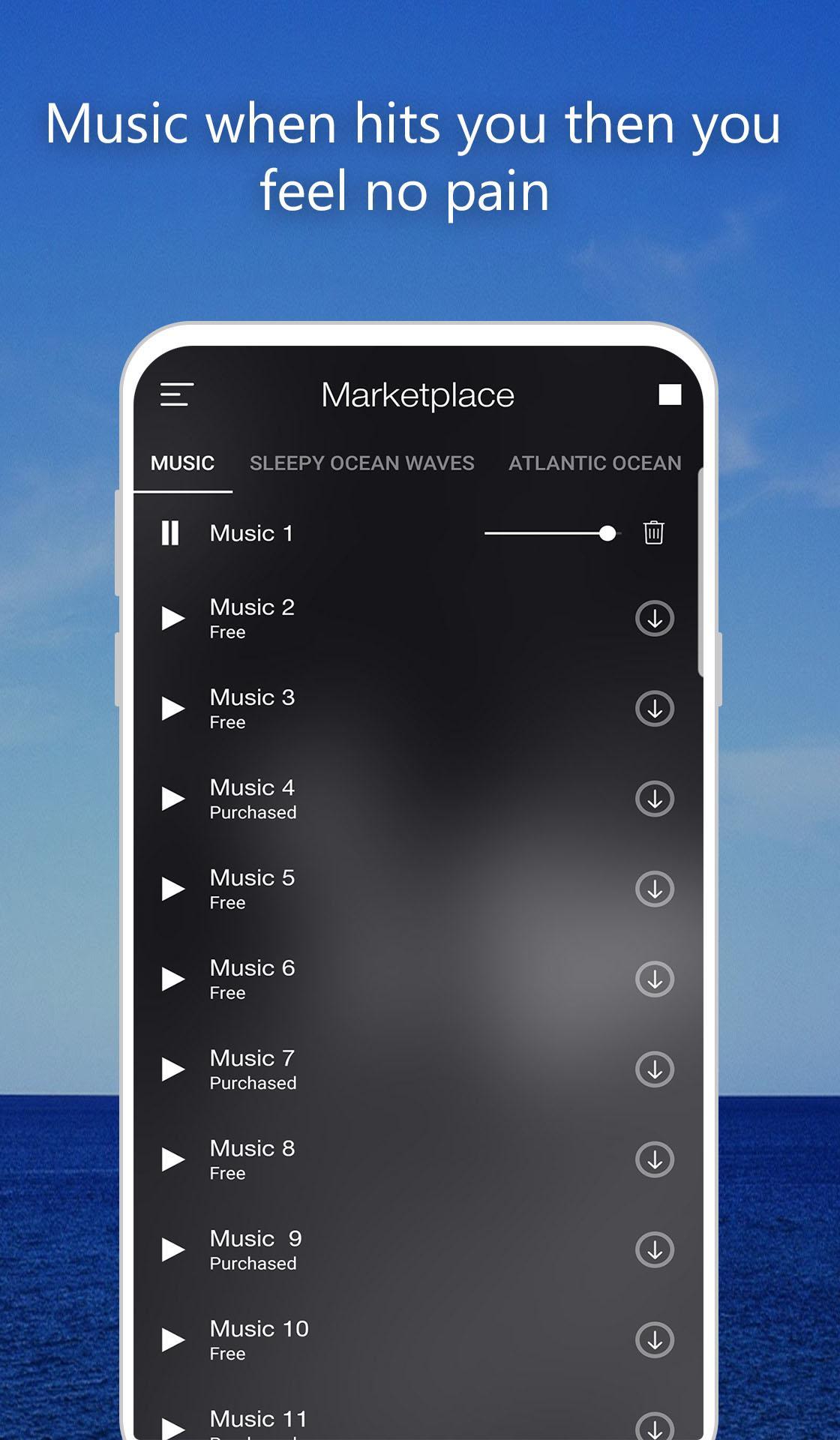 Calm Ocean Waves Sounds: Relax Music, White Noise 15.0.0 Screenshot 5