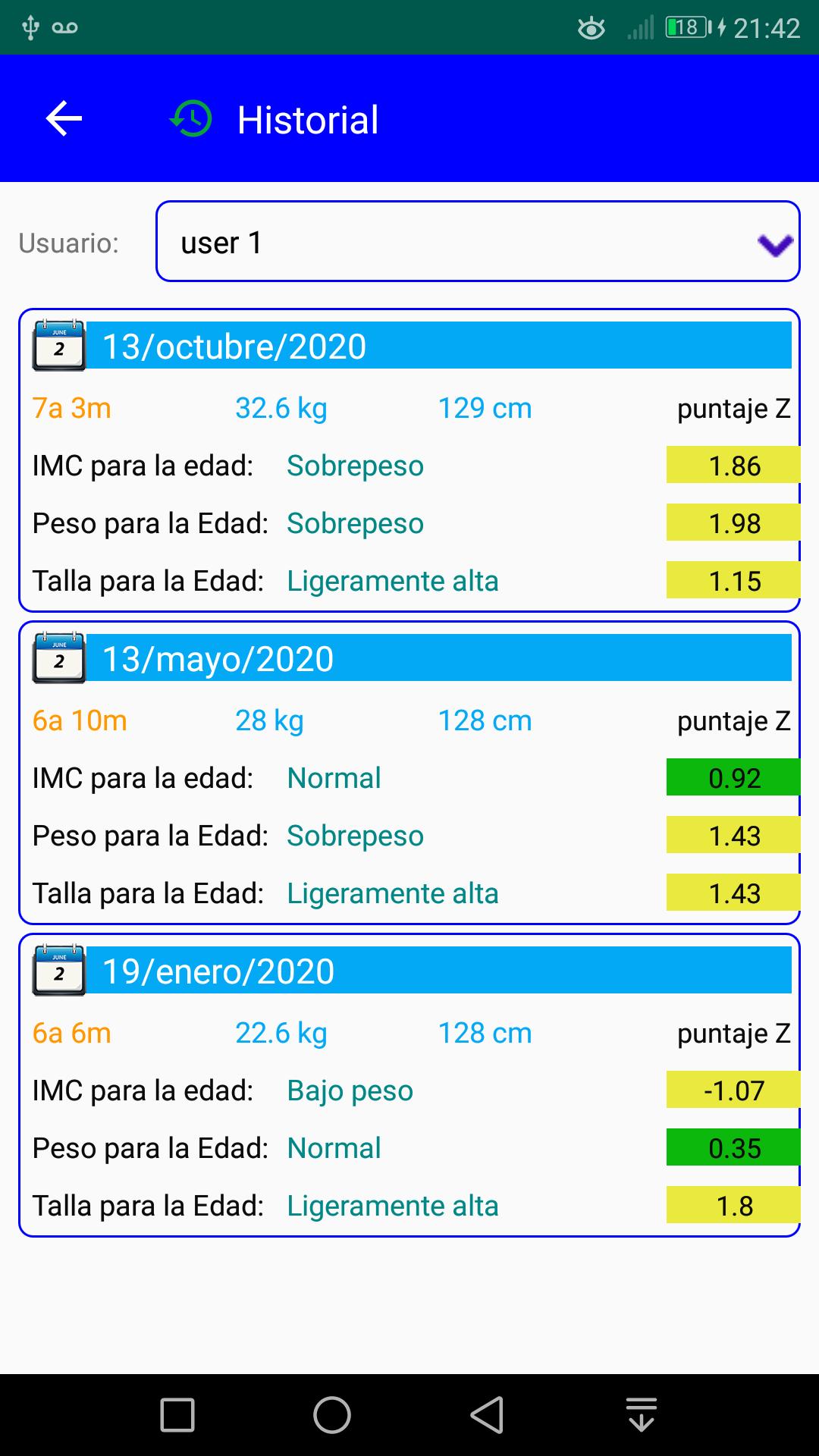 BMI calculator 5-19 years 2.0 Screenshot 2