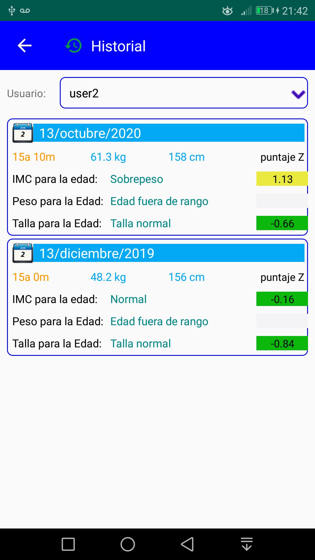 BMI calculator 5-19 years 2.0 Screenshot 3