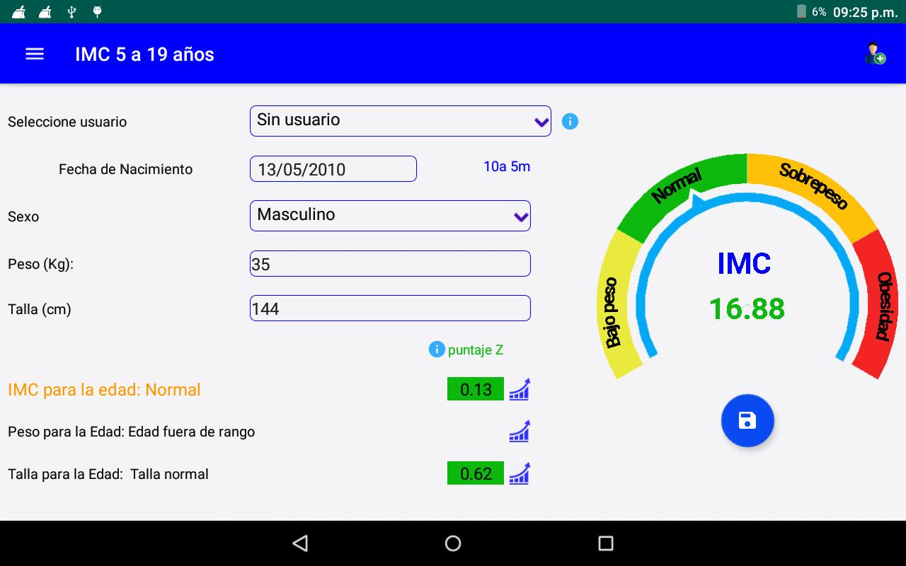 BMI calculator 5-19 years 2.0 Screenshot 7