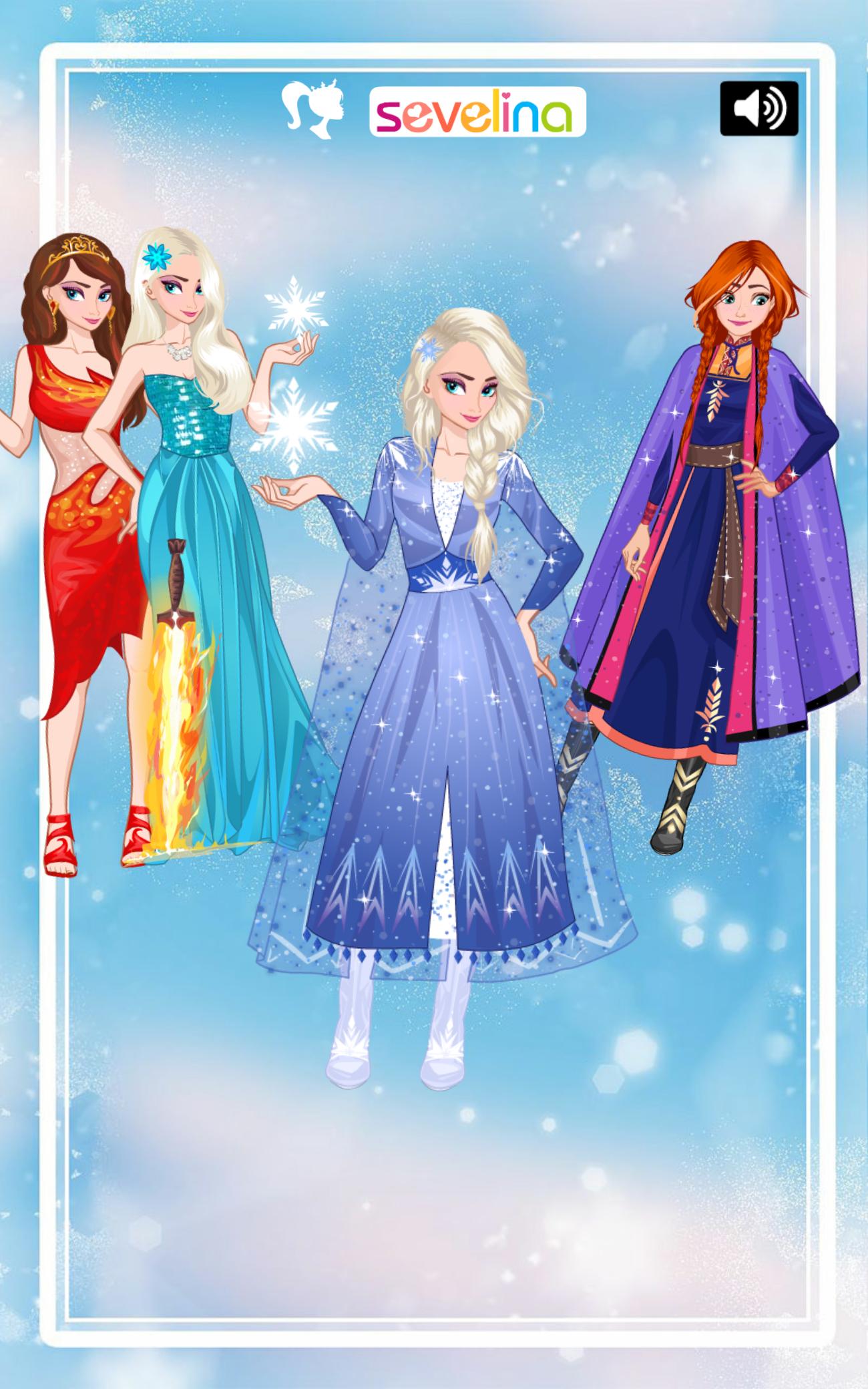 ❄️ Icy or Fire 🔥 dress up game ❄️ Frozen land 2.4 Screenshot 1