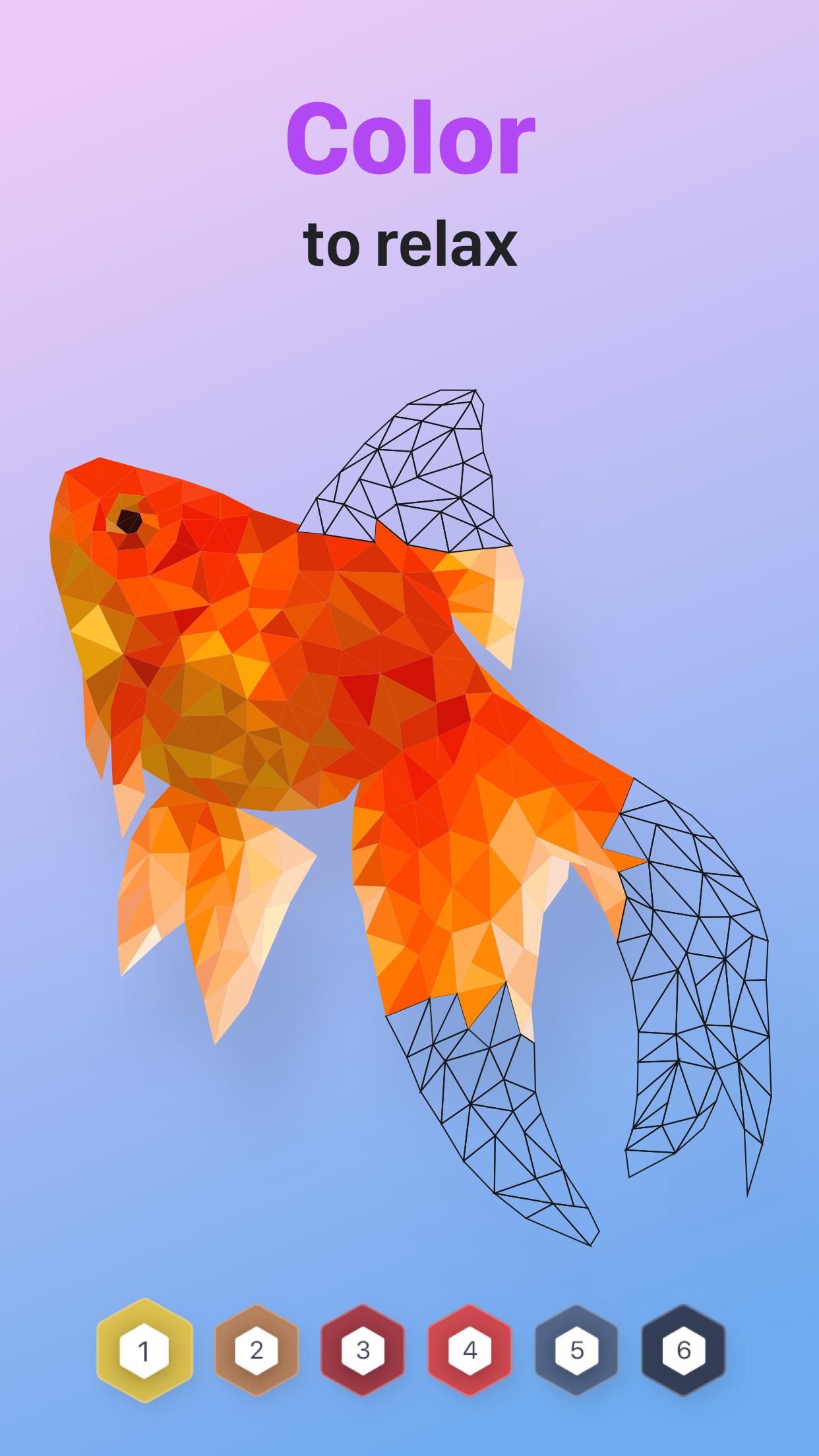 POLYGON : Coloring-Book∙ Poly Art by Numbers 1.9 Screenshot 1