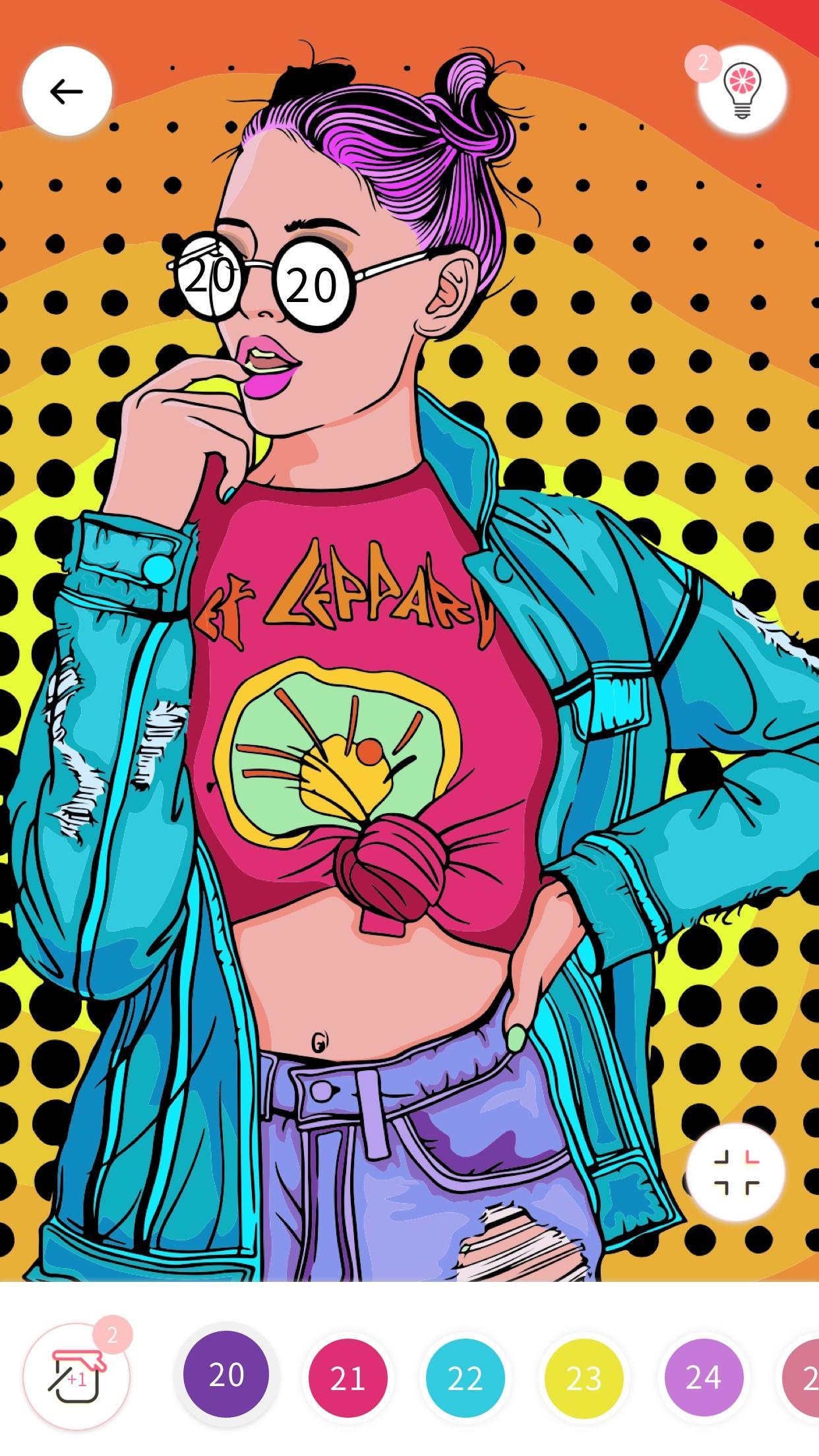 Fun Color by Number Coloring Book Paint Game 2.4.3 Screenshot 5