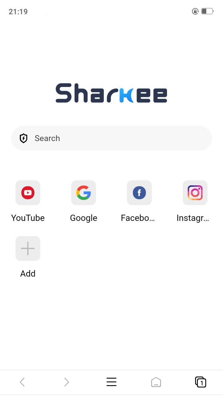 Sharkee Browser 1.0.16 Screenshot 1