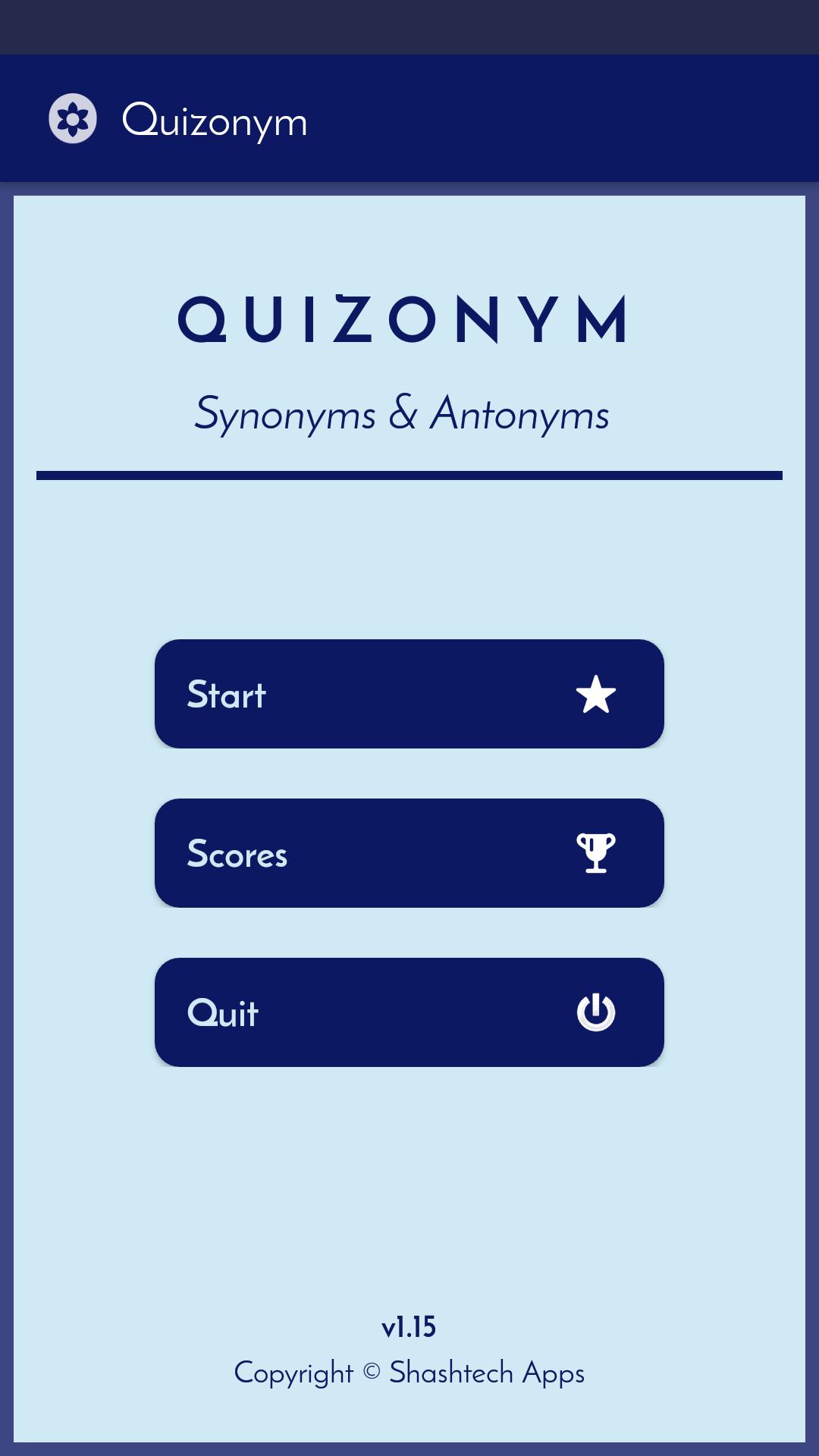 Quizonym 1.16 Screenshot 1