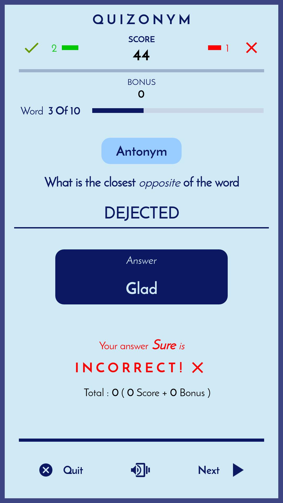 Quizonym 1.16 Screenshot 5